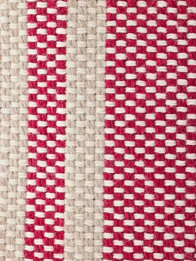 Prada Women's Jardinière  Cotton Canvas Top Handle Bag - Beige Red | Thumbnail 6