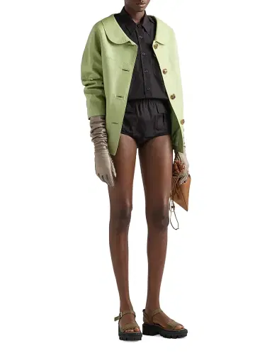 Prada Women's Poplin Shorts | Thumbnail 5 Prada Women's Poplin Shorts | Thumbnail 5
