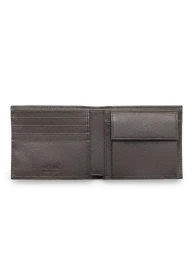 Prada Men's Saffiano Leather Wallet | Thumbnail 4