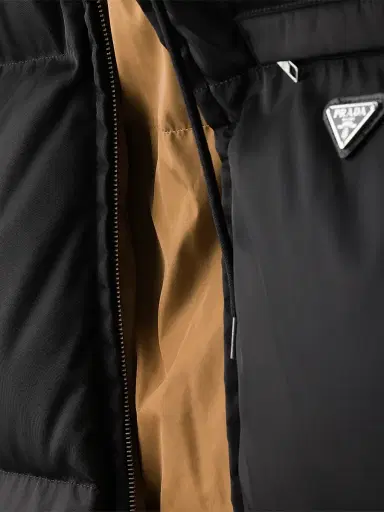 Prada Women's Nylon Down Jacket - Black - Size 6 | Thumbnail 6