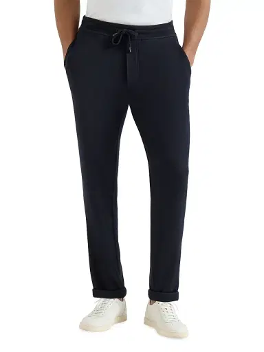 Brunello Cucinelli Men's Cashmere and Silk French Terry Trousers - Blue - Size XXXXL | Thumbnail 2 Brunello Cucinelli Men's Cashmere and Silk French Terry Trousers - Blue - Size XXXXL | Thumbnail 2