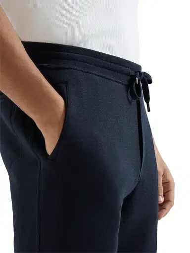 Brunello Cucinelli Men's Cashmere and Silk French Terry Trousers - Blue - Size XXXXL | Thumbnail 5 Brunello Cucinelli Men's Cashmere and Silk French Terry Trousers - Blue - Size XXXXL | Thumbnail 5
