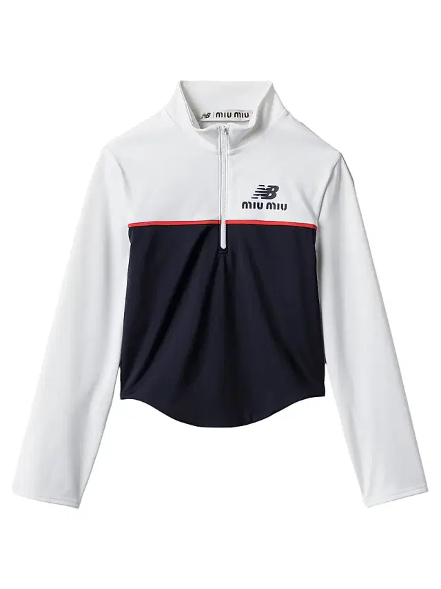 Miu Miu Women's New Balance x  with Coco Gauff Stretch Technical Jersey Top - Blue