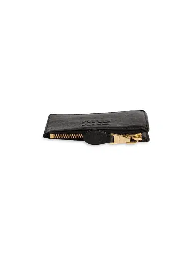 Miu Miu Women's Nappa Leather Card Holder - Black | Thumbnail 3 Miu Miu Women's Nappa Leather Card Holder - Black | Thumbnail 3