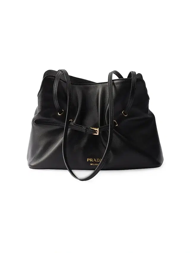 Women's  Dada Nappa Leather Shoulder Bag - Black