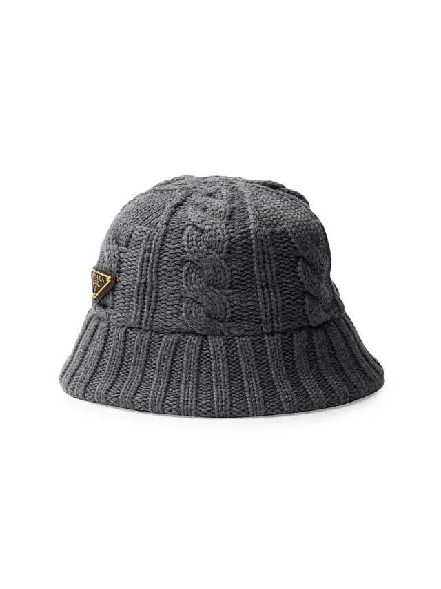 Women's Wool Bucket Hat - Grey