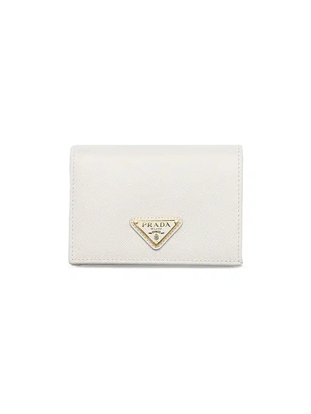 Prada Women's  Saffiano Leather Wallet - Light Beige
