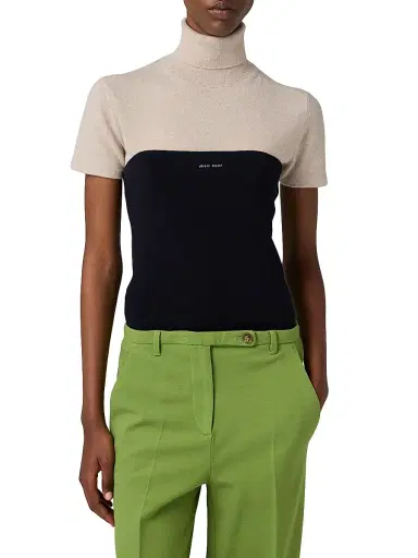 Miu Miu Women's Cotton Knit Tube Top | Thumbnail 2