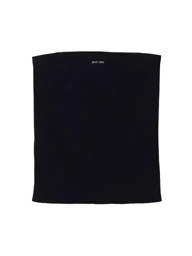 Miu Miu Women's Cotton Knit Tube Top | Thumbnail 1