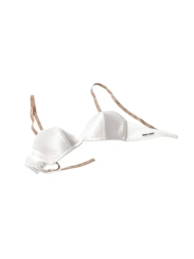Women's Satin Bra Top - White