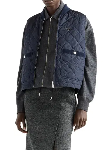 Prada Women's Re-Nylon Vest - Blue | Thumbnail 2