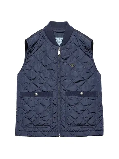 Prada Women's Re-Nylon Vest - Blue | Thumbnail 1