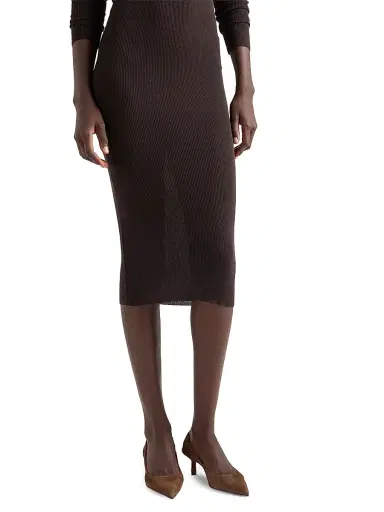 Prada Women's Wool Dress - Brown | Thumbnail 5 Prada Women's Wool Dress - Brown | Thumbnail 5