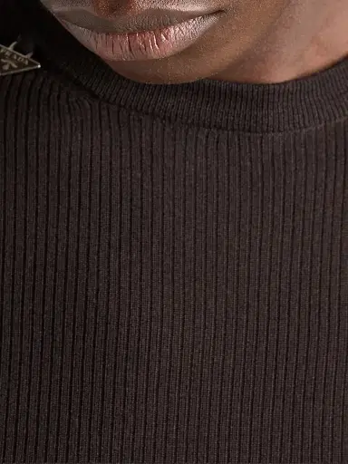 Prada Women's Wool Dress - Brown | Thumbnail 6 Prada Women's Wool Dress - Brown | Thumbnail 6