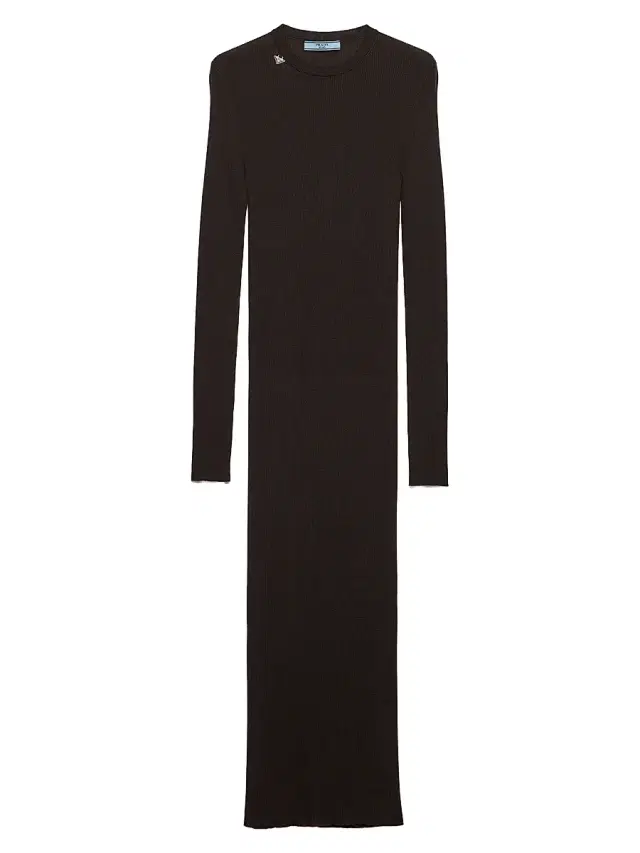 Prada Women's Wool Dress - Brown