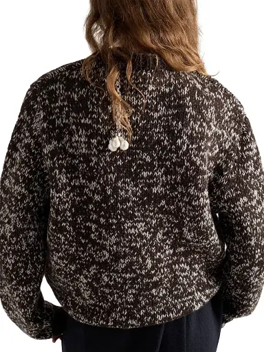 Prada Women's Wool Sweater - Brown | Thumbnail 4 Prada Women's Wool Sweater - Brown | Thumbnail 4