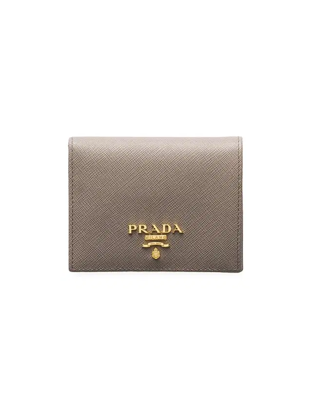 Prada Women's  Saffiano Leather Wallet - Light Brown