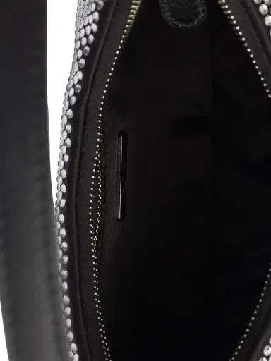 Prada Women's Re-Edition 2005 Crystal-Studded Satin Mini-Bag | Thumbnail 4