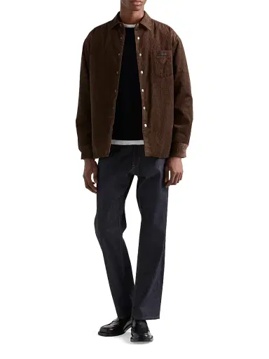 Prada Men's Corduroy Shirt - Brown - Size XL | Thumbnail 7