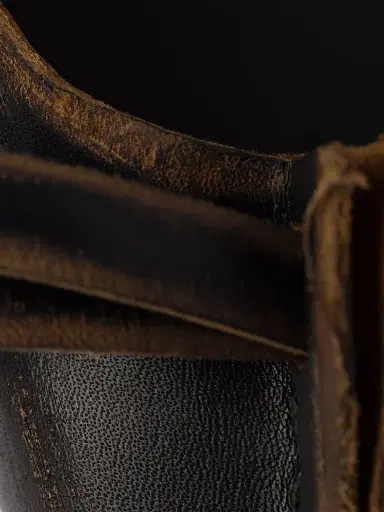 Prada Women's Antiqued Leather Pumps | Thumbnail 4 Prada Women's Antiqued Leather Pumps | Thumbnail 4