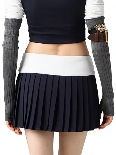 Miu Miu Women's New Balance X with Coco Gauff Stretch Technical Jersey Pleated Miniskirt | Thumbnail 3 Miu Miu Women's New Balance X with Coco Gauff Stretch Technical Jersey Pleated Miniskirt | Thumbnail 3