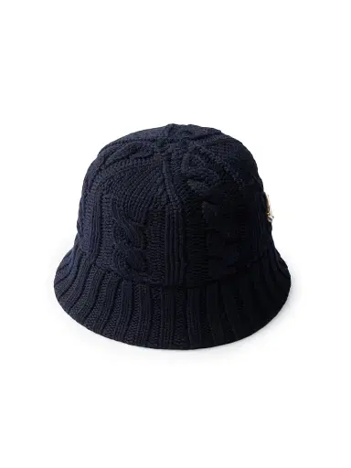 Prada Women's Wool Bucket Hat - Blue - Size Large | Thumbnail 3