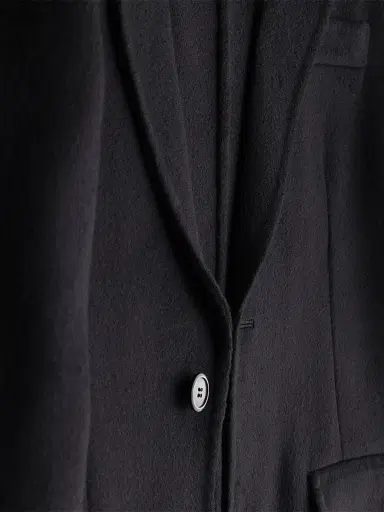 Prada Men's Single-Breasted Cashmere Jacket - Black | Thumbnail 7 Prada Men's Single-Breasted Cashmere Jacket - Black | Thumbnail 7