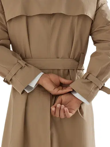 Brunello Cucinelli Men's Water Resistant Techno Cotton Gabardine Outerwear Coat | Thumbnail 4 Brunello Cucinelli Men's Water Resistant Techno Cotton Gabardine Outerwear Coat | Thumbnail 4