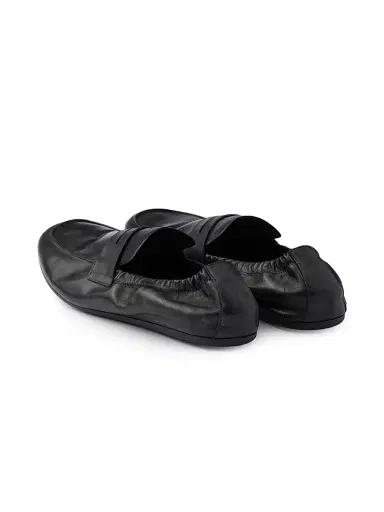 Prada Men's Shuffle Antiqued Leather Loafers - Black - Size 11 | Thumbnail 3