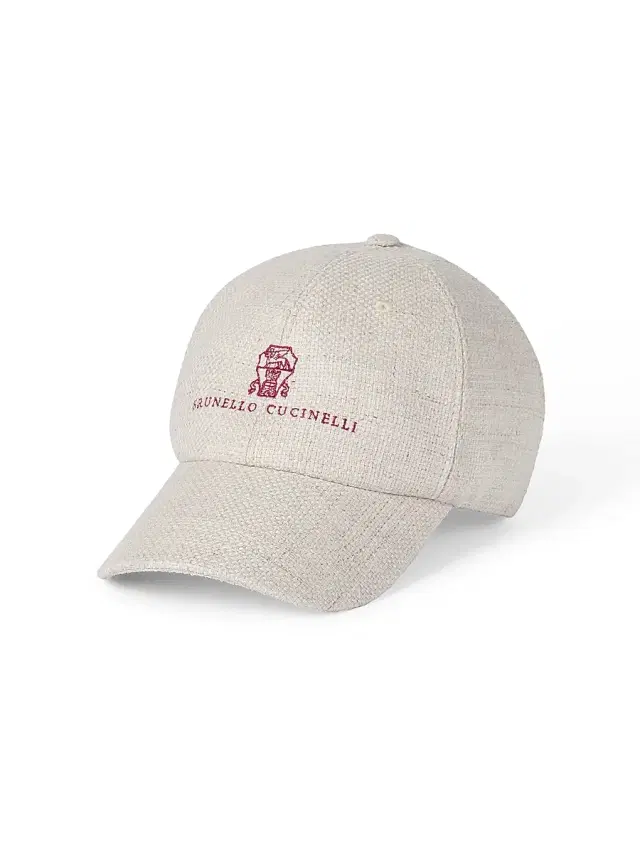 Brunello Cucinelli Men's Silk, Linen and Wool Hopsack Baseball Cap - Natural - Size XXL