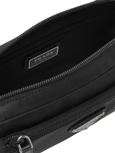 Prada Men's Re-Nylon and Saffiano Leather Belt Bag | Thumbnail 5 Prada Men's Re-Nylon and Saffiano Leather Belt Bag | Thumbnail 5