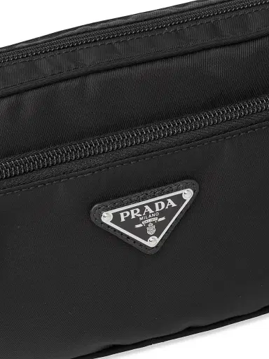 Prada Men's Re-Nylon and Saffiano Leather Belt Bag | Thumbnail 6 Prada Men's Re-Nylon and Saffiano Leather Belt Bag | Thumbnail 6