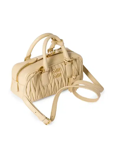 Miu Miu Women's Arcadie Matelassé Nappa Leather Top Handle Bag | Thumbnail 2 Miu Miu Women's Arcadie Matelassé Nappa Leather Top Handle Bag | Thumbnail 2