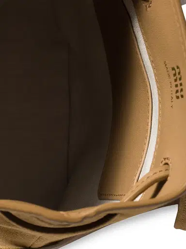 Miu Miu Women's Suede Pouch - Light Brown | Thumbnail 4