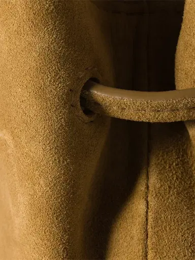 Miu Miu Women's Suede Pouch - Light Brown | Thumbnail 5