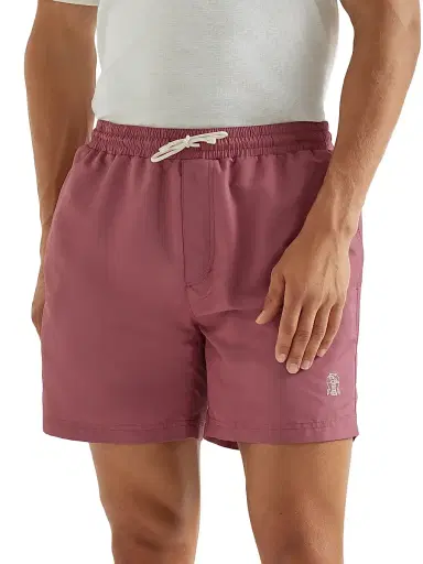 Brunello Cucinelli Men's Swim Shorts - Coral | Thumbnail 3