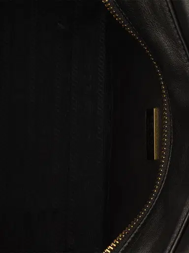 Prada Women's Medium Explore Nappa Leather Shoulder Bag with Flap - Black | Thumbnail 5 Prada Women's Medium Explore Nappa Leather Shoulder Bag with Flap - Black | Thumbnail 5