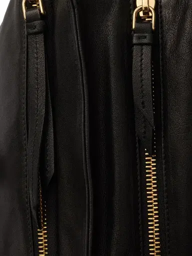 Prada Women's Medium Explore Nappa Leather Shoulder Bag with Flap - Black | Thumbnail 6 Prada Women's Medium Explore Nappa Leather Shoulder Bag with Flap - Black | Thumbnail 6