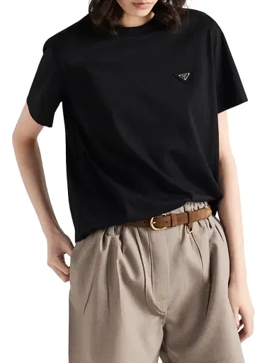 Prada Women's Jersey T-Shirt | Thumbnail 2