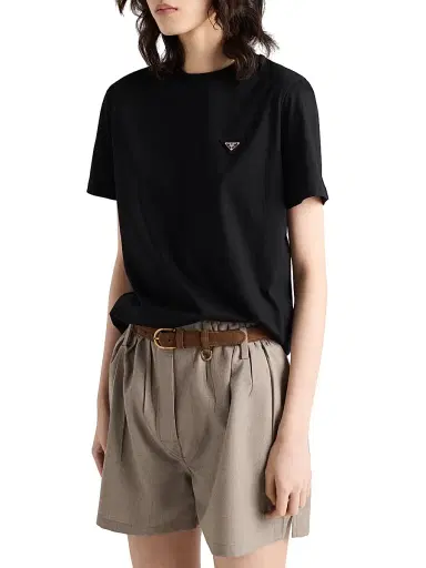 Prada Women's Jersey T-Shirt | Thumbnail 3