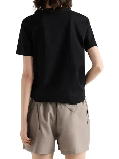 Prada Women's Jersey T-Shirt | Thumbnail 4