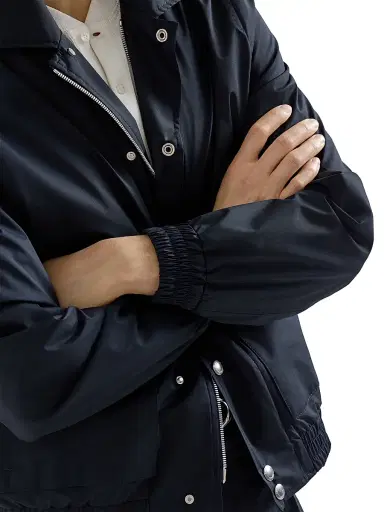Brunello Cucinelli Men's Bonded Silk and Virgin Wool Outerwear Jacket | Thumbnail 4 Brunello Cucinelli Men's Bonded Silk and Virgin Wool Outerwear Jacket | Thumbnail 4