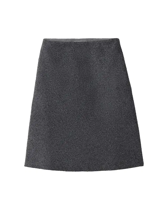Miu Miu Women's Shetland Wool Skirt - Grey