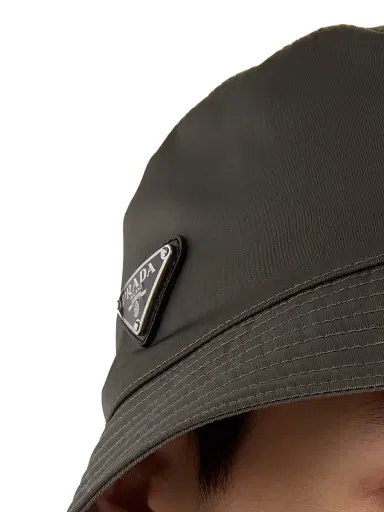 Prada Men's Re-Nylon Bucket Hat | Thumbnail 3