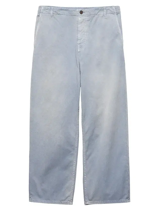 Men's Washed Gabardine Jeans - Blue