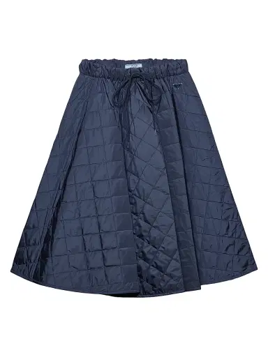 Prada Women's Re-Nylon Circle Skirt - Blue | Thumbnail 1 Prada Women's Re-Nylon Circle Skirt - Blue | Thumbnail 1