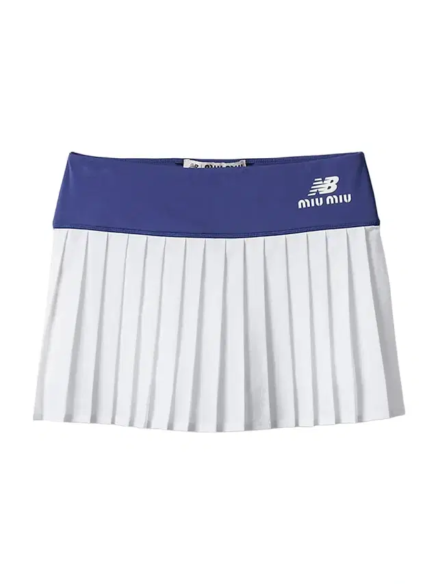 Women's New Balance X  with Coco Gauff Stretch Technical Jersey Pleated Miniskirt - Blue
