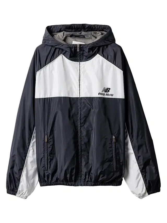 Miu Miu Women's New Balance X  with Coco Gauff Technical Poplin Hoodie Jacket - Blue