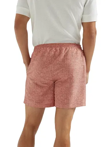 Brunello Cucinelli Men's Flower Print Nylon Swim Shorts - Apricot - Size XXL | Thumbnail 3