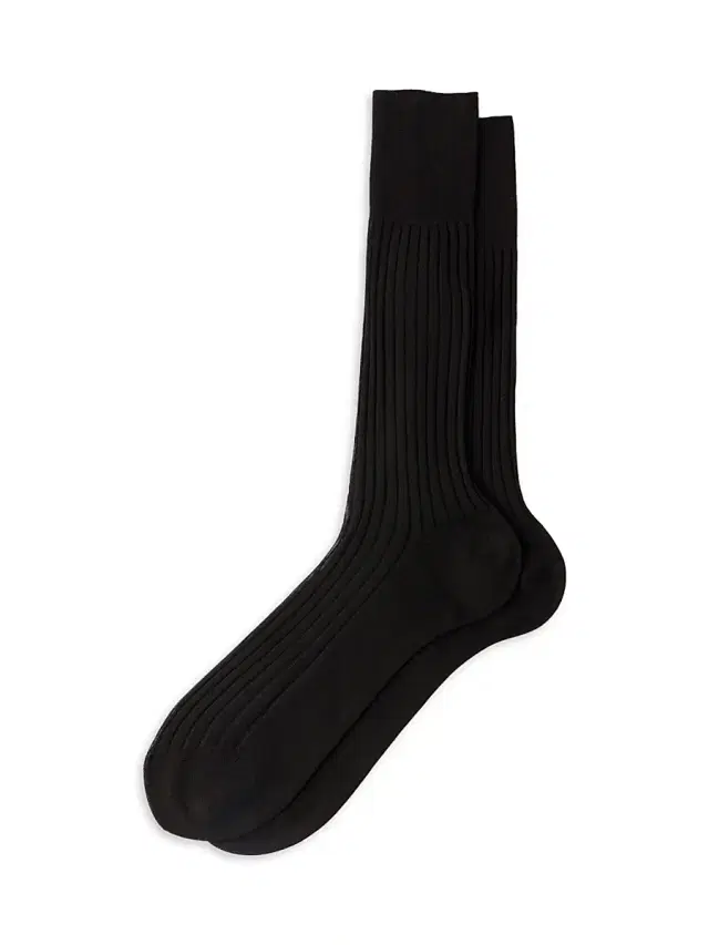 Men's Cotton Mid-Calf Socks - Brown